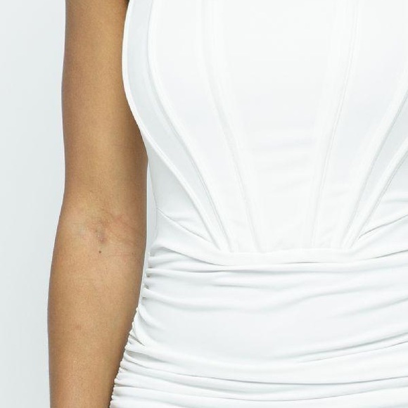 Black strapless Boned corset dress - Picture 6 of 8